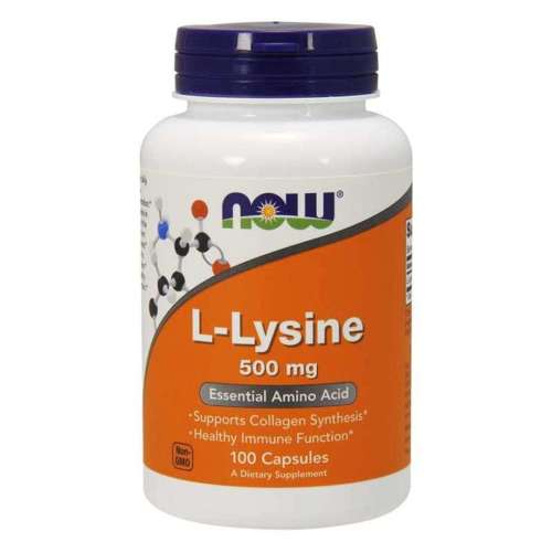 L-LIZYNA 500MG - 100CAPS - Now Foods